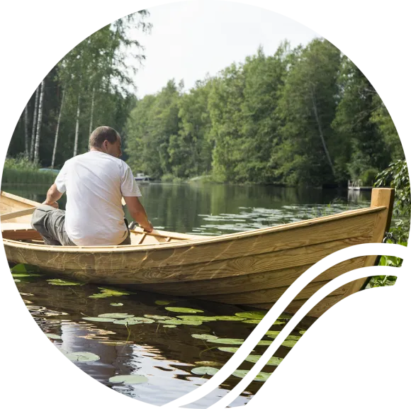 Leena rowing