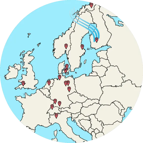 hub map