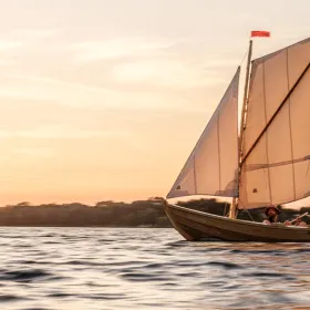 Blekinge EK boat made from Vendia on the lake (picture: Christoph Busse)