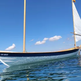 Aus Vendia gebaute Färing auf dem Bodensee 